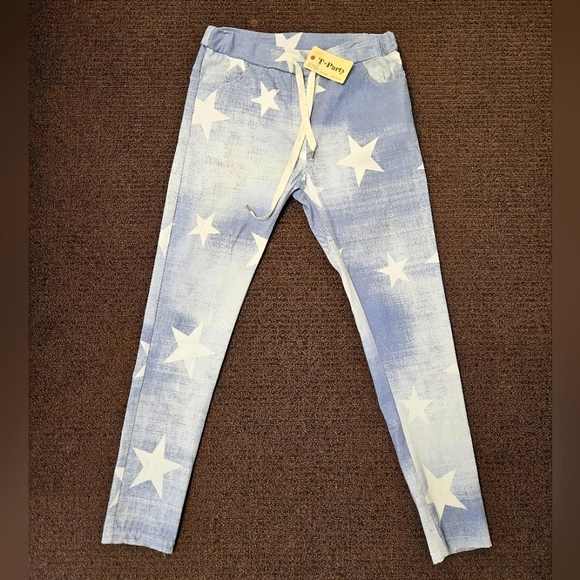 NWT Star Washed Denim Pants - Picture 1 of 15